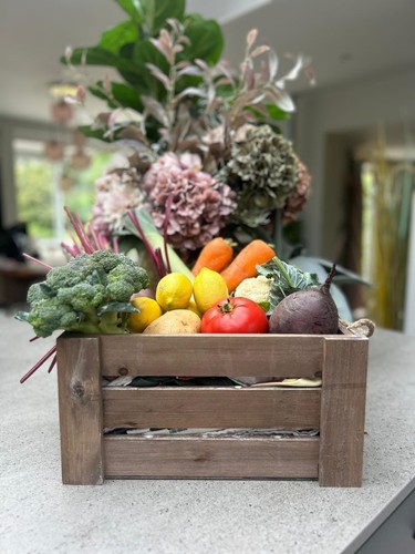 Apple crate slatted brown - slatted,