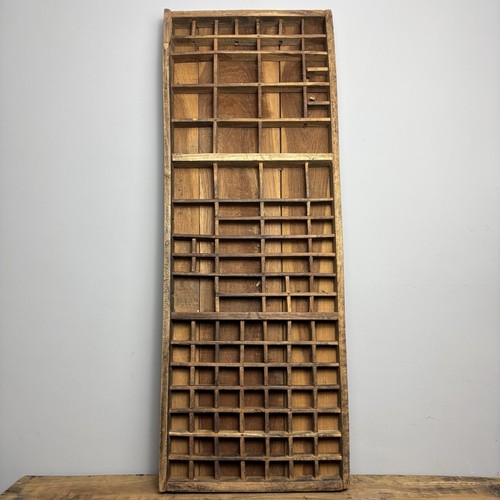 Vintage wooden printers tray - tray,