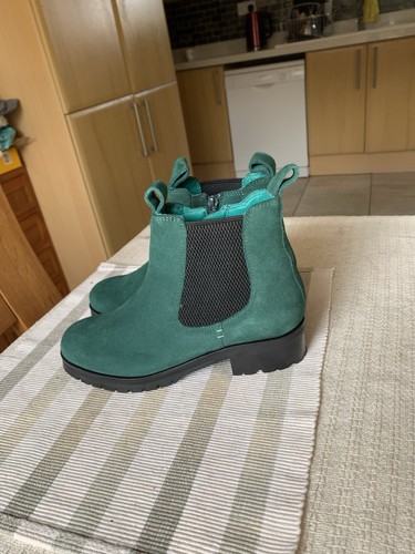 Moshulu kalegreen suede ankle - kalegreen,