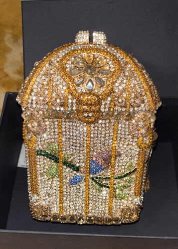 Bird cage rhinestone - cage, evening