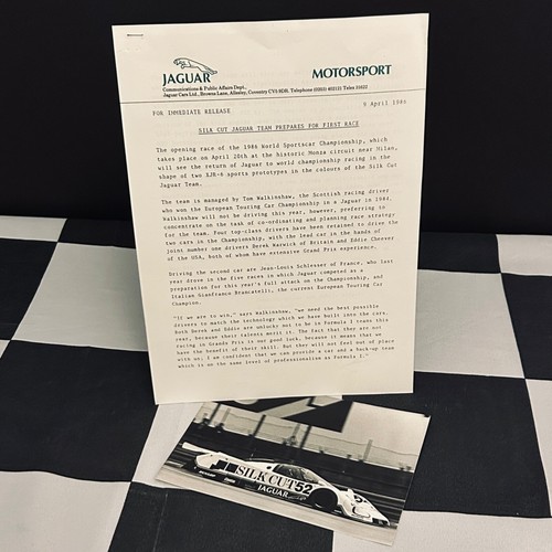 Silk cut jaguar xjr group - silk,