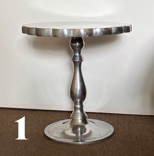 Aluminium silver pedestal - 2,
