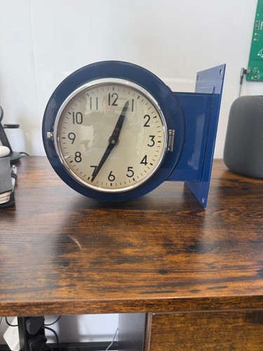 Vintage dual sided ships clock - dual,