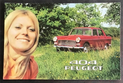 Peugeot 404 saloon car - 404, sales