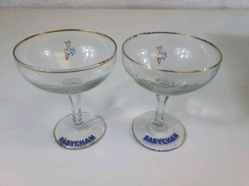 Vintage babycham glasses - 2,
