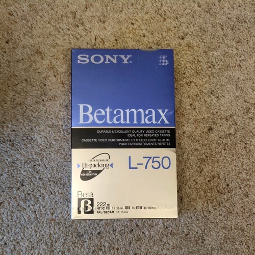 Sony betamax l750 video - betamax,