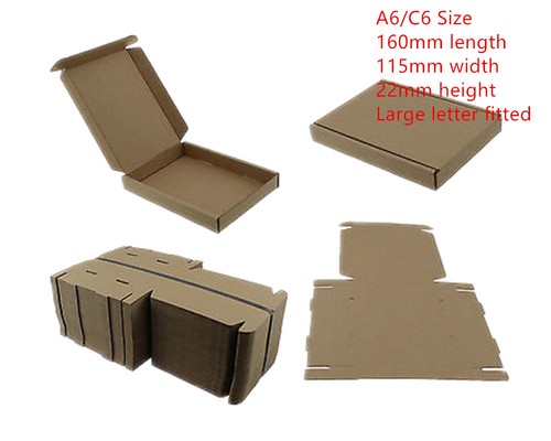 100 brown boxes - c6, a6