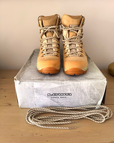 Lowa beige suede outdoor - beige,