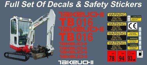 Takeuchi tb016 mini digger - mini,