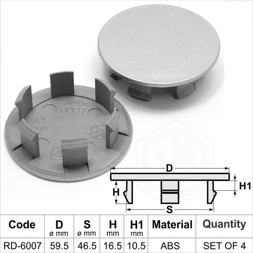 Wheel center caps - , centre