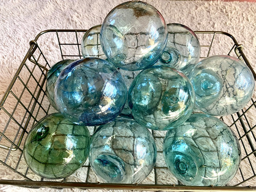 Vintage japanese glass fishing - vintage,