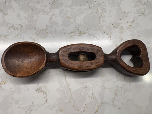 Vtg hand carved wooden - hand,