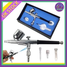 Mini Airbrush Compressor Kit Dual Action Spray Gun Model for Paint Tattoo 0.5mm