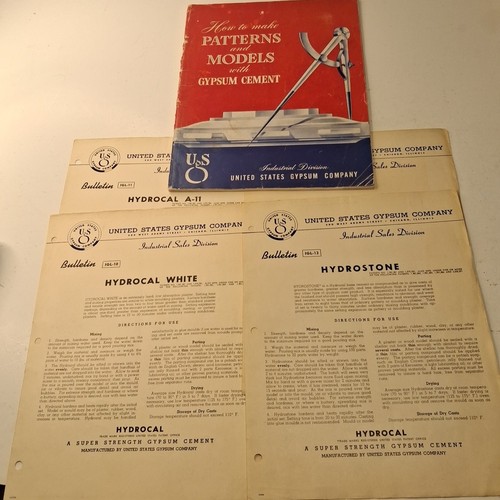 Vtg gypsum how - gypsum, make