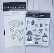 Stampin' Up Light The Year Photopolymer Stamp Set with Coordinating Dies - New