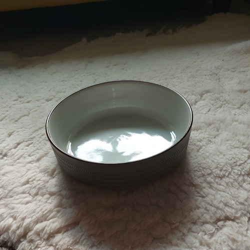 Denby chevron green serving - chevron, green-