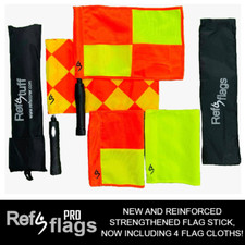 RefStuff RefSflags PRO Referee Flags (pair) Assistant Referee Linesman Flags