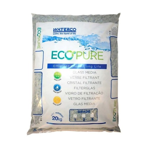 Waterco glass filter media - glass,
