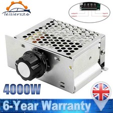 4000W High Power Electronic Voltage Regulator 220V AC Motor Speed Controller UK