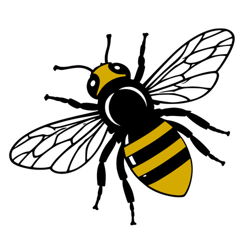 Bee vinyl stickers - ,