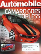 Automobile March, 2007 Evo X, Murcielago LP640, 59-68 Mercedes 'Fintail'