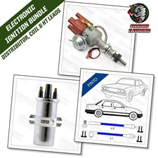 Ford Pinto Electronic Distributor Viper Sports Coil Blue 8mm HT Leads 