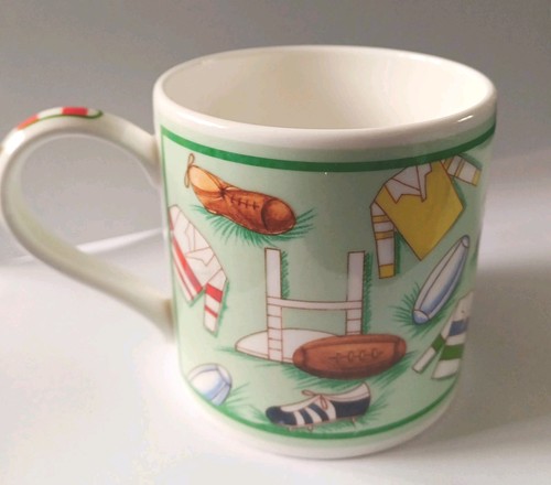 Rugby try wedgwood bone - "try",