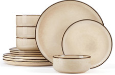 Homikit 12pc Stoneware Dinner
