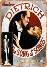 METAL SIGN - Song of Songs (1933) 1 - Vintage Look