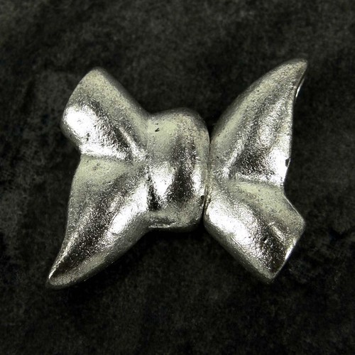 Silver plated magnetic - silver, bow