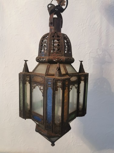 Vintage moroccan lantern - moroccan,