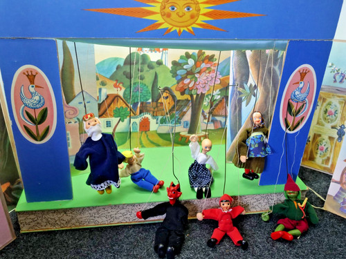 1970s czech puppet - puppet, theatre