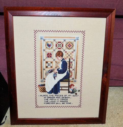 Completed cross stitch the - completed,