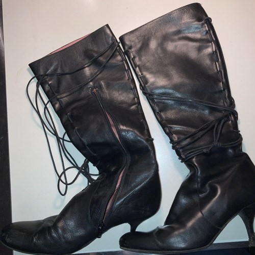 Pied terre black leather - ,