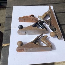 4 X OLD STEEL WOODWORKING