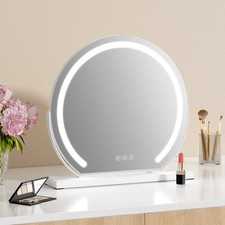 LED Hollywood Makeup Mirror Large Vanity Light Mirror 3 Color Light Dimmable