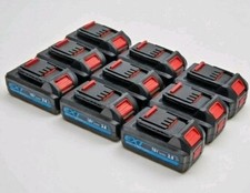 9x Erbauer EXT 18V 2Ah Li-ion