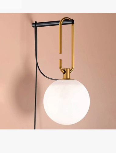 Artemide wall lamp glass - nh, lamp,