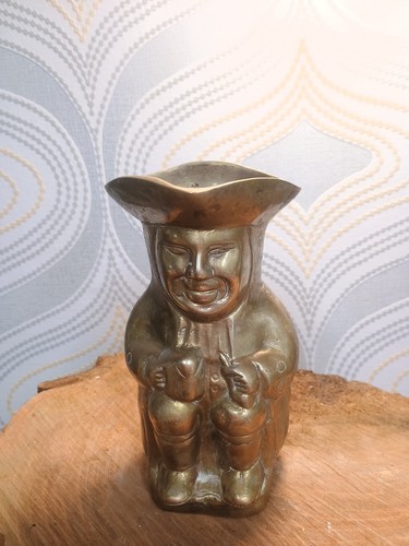 Vintage brass toby jug approx - vintage,
