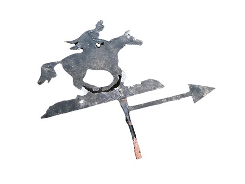 Vintage weather vane horse - vane,