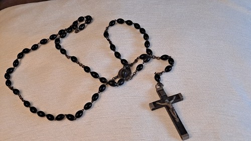 Italian rosary beads dark - italian, beads.