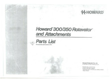 Howard Rotavator 300 & 350 and