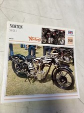Norton 500 CS1 1928 Collectible Motorcycle Card Atlas