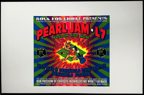 Pearl jam poster - poster, follow