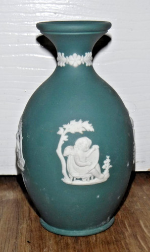 Wedgwood jasperware teal green - jasperware,