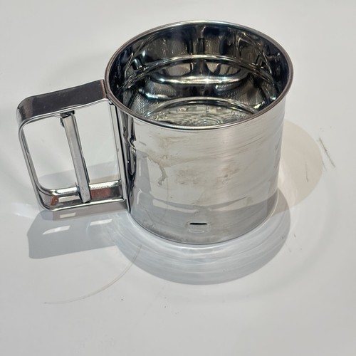 Vintage metal sifter - metal,