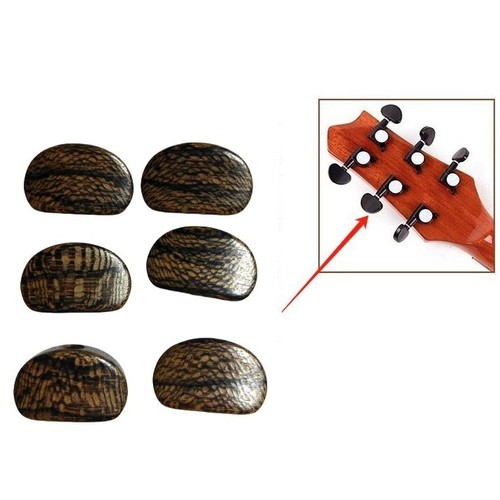Ziricote bocote tuning pegs - 6x,