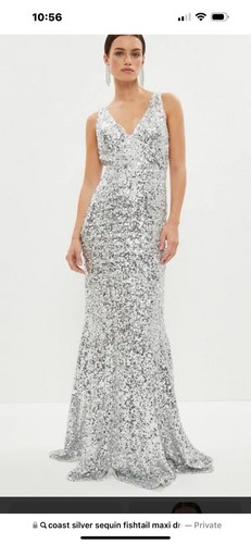 Coast neck silver sequin - coast,