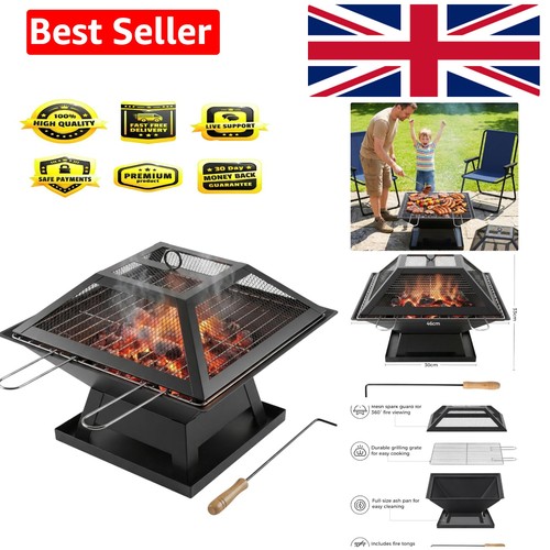 Square fire pit - square, with