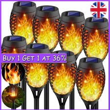 8x Solar Powered Flickering